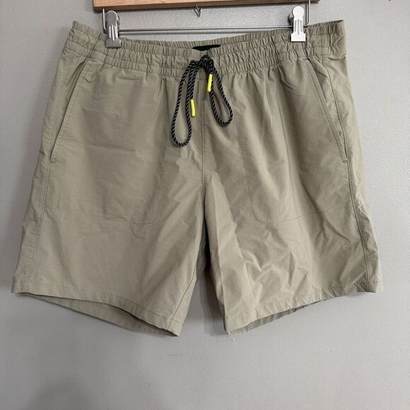 Men's Large Bonobos 7" Rec Short khaki color - Picture 2 of 8
